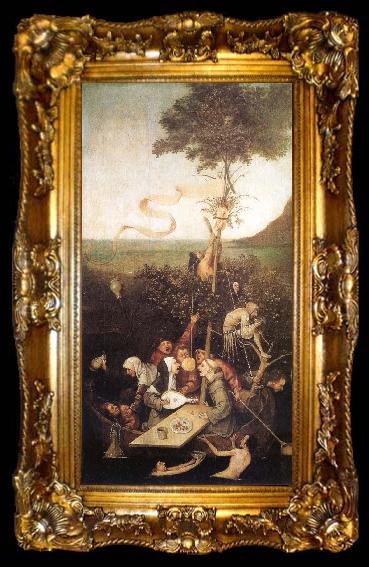 framed  BOSCH, Hieronymus The Ship of Fools, ta009-2
